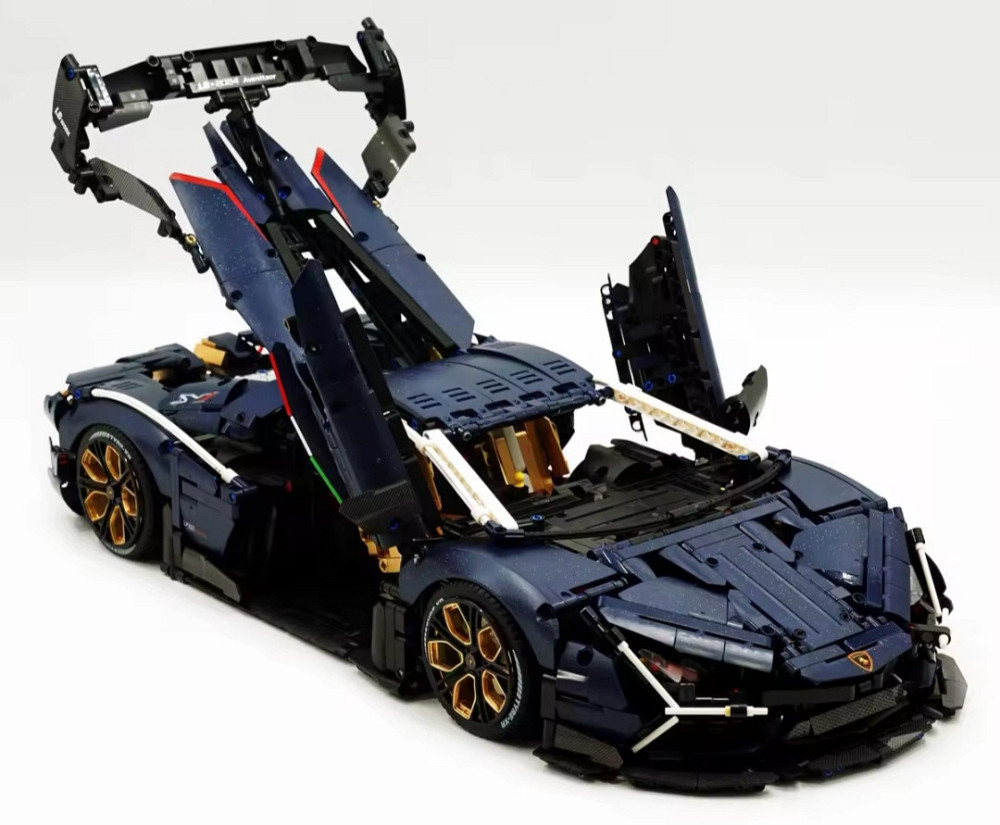 Конструктор машинка и GULY 10624 Lamborghini Aventador маштаб 1:8 4106 деталей Ламборджини Киев - изображение 1