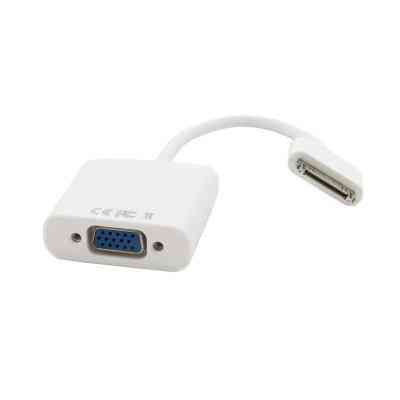 Переходник Apple 30-pin to VGA 0.15m Extradigital (KBA1649) Винница