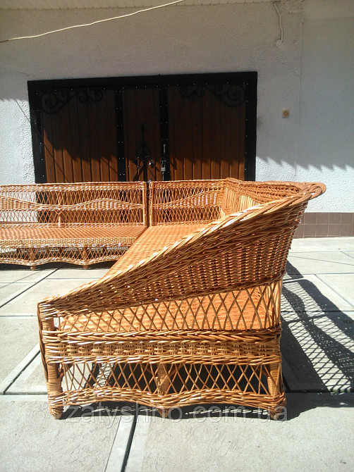 Диван уголок плетеный большой под заказ Киев - изображение 5