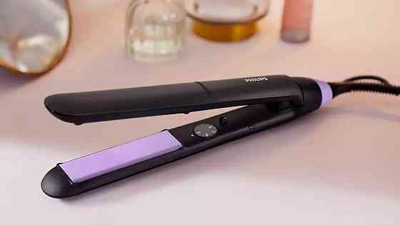 Праска (Випрямляч) для волосся Philips BHS377/00 чорний з фіолетовим Харків