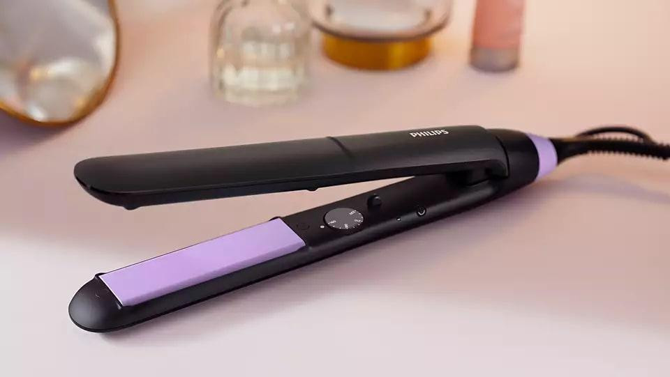 Праска (Випрямляч) для волосся Philips BHS377/00 чорний з фіолетовим Харків - фото 6