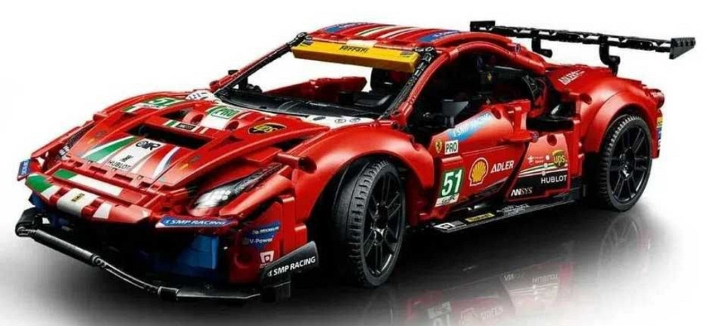 Конструктор Technic Ferrari 488 GTE (42125) — совместим с lego. Харьков - изображение 2