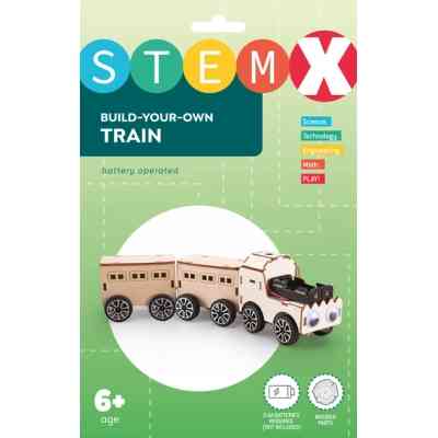 Конструктор Stem Поїзд Дерев'яний на батарейках (3858894673681) Вінниця