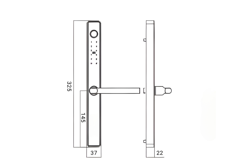 PES Inox биометрический смарт-замок Киев - изображение 2