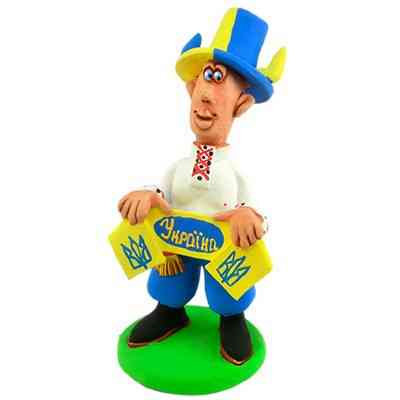 Статуетка звужена Козак Ukraine Київ