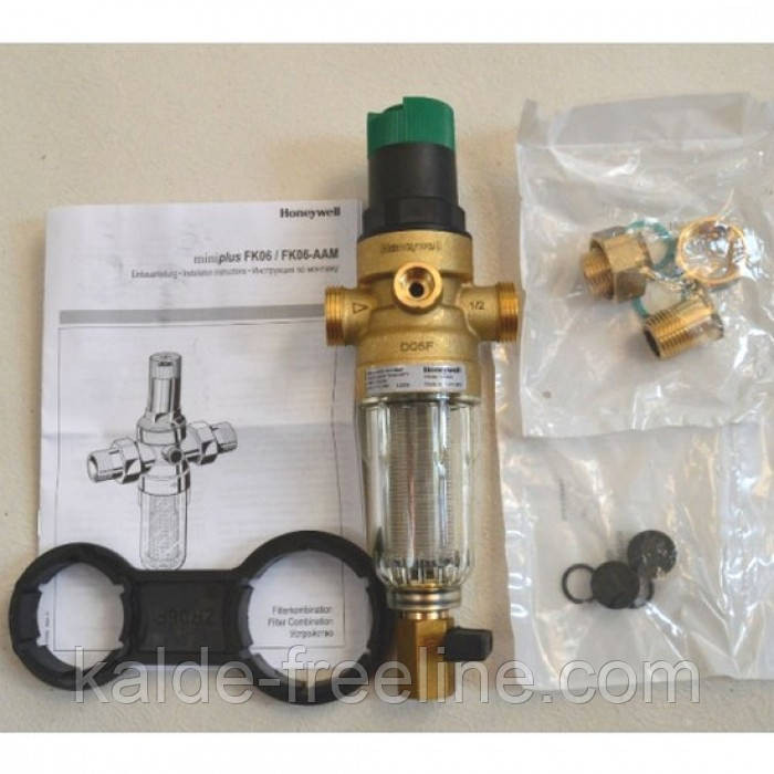 Фільтр для води з редуктором 1/2"; Resideo (Honeywell) kvs 2,5; 1,5-6,0 бар; (до 40°С) Харків - фото 2