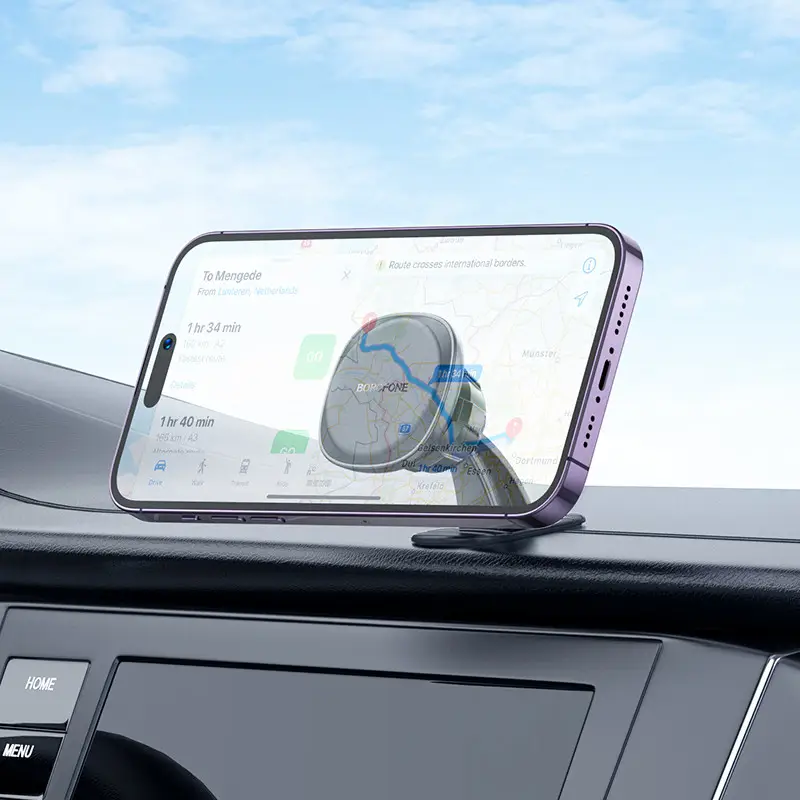 Автотримач для телефона BOROFONE BH103 Cloud magnetic car holder(center console) Black Киев - изображение 9