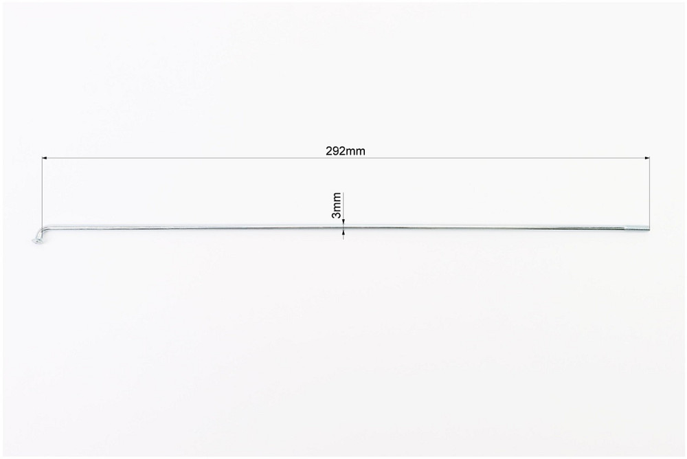 Спиця 11Gx292мм посилена (144шт к-кт), хром Київ - фото 2