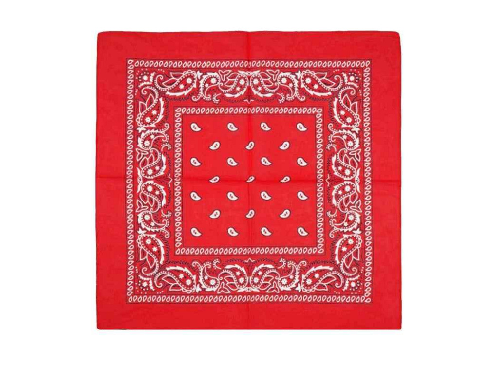 Бандана червоний класична арт.1-19 р.55*55 ТМ SHAPKI Київ - фото 1