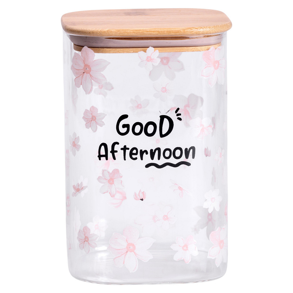 Банка для сипучих продуктів зі скляною основою 1.2 л Київ - фото 1