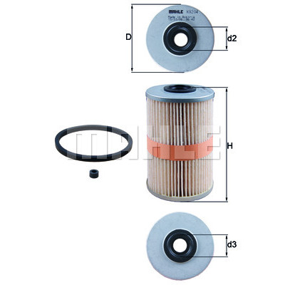 Фільтр паливний KOLBENSCHMIDT KX204D Вінниця - фото 1