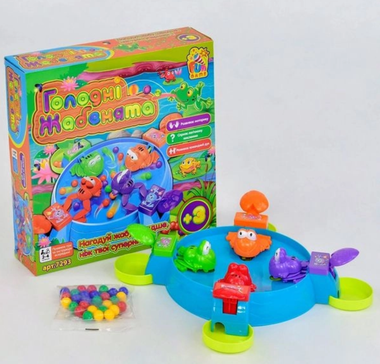 Настільна гра FUN GAME Голодні Жабенята (7293) Чернігів - фото 2