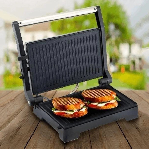 Электрогриль контактный складной прижимной, Гриль для гостиниц для гриля, Домашний гриль бутербродница VF-15 Львов - изображение 9