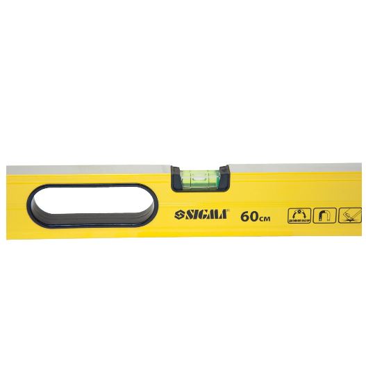 Рівень магнітний 3 капсули + вічко 60 см SIGMA Житомир - фото 5