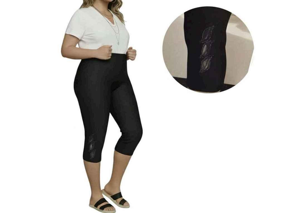 Бриджи жен арт.701-8 р.5XL-6XL черный ТМ ЗОЛОТО Киев - изображение 1
