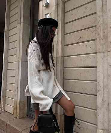 Стильный женский теплый оверсайз кардиган вязка. Одесса