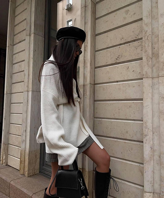 Стильный женский теплый оверсайз кардиган вязка. Одесса - изображение 2