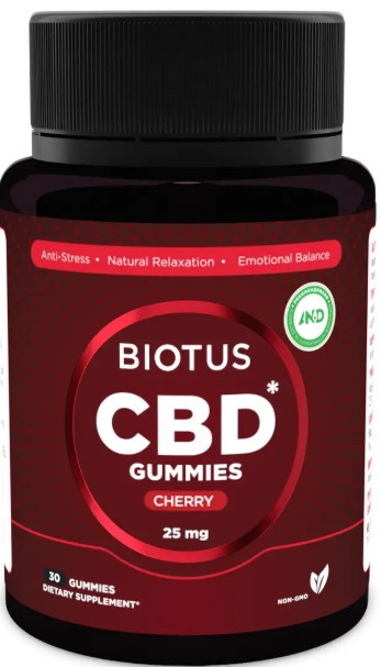 Biotus CBD Gummies 25 мг 30 желейных мишек Киев - изображение 1