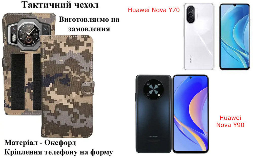 Тактичний чохол для Homtom ZOJI Z11, Homtom ZOJI Z33, кріпиться до спорядження на липучці Київ - фото 1