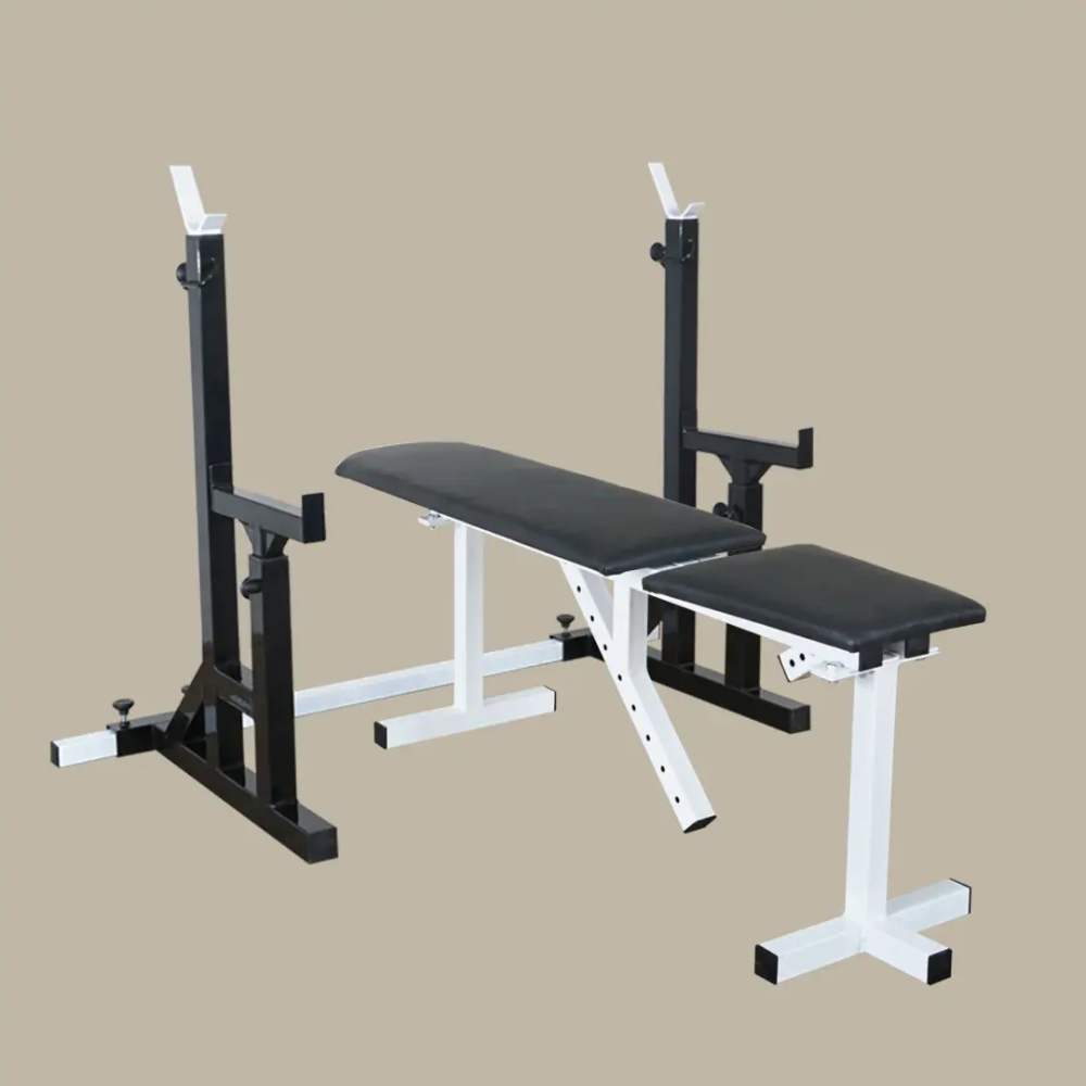 Лавка регульована 40 на 40 мм + Стійки зі страховкою 50 на 50 мм Київ - фото 1