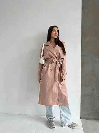 Жіночий трендовий стильний тренч  щільний котон-парка беж Одеса