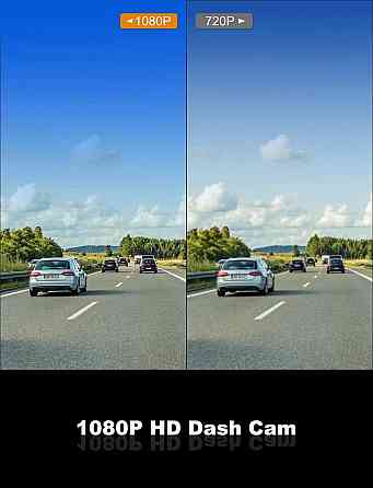 Автомобильный видеорегистратор Pathinglek Dash Cam A7 Full HD 1080P — Автокамера 3