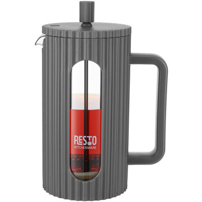 Френч-прес Resto Keid бамбук 1000 мл графіт (90535) Вінниця - фото 5
