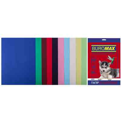 Папір Buromax А4, 80g, DARK+PASTEL, 10colors, 50sh (BM.27211150-99) Вінниця