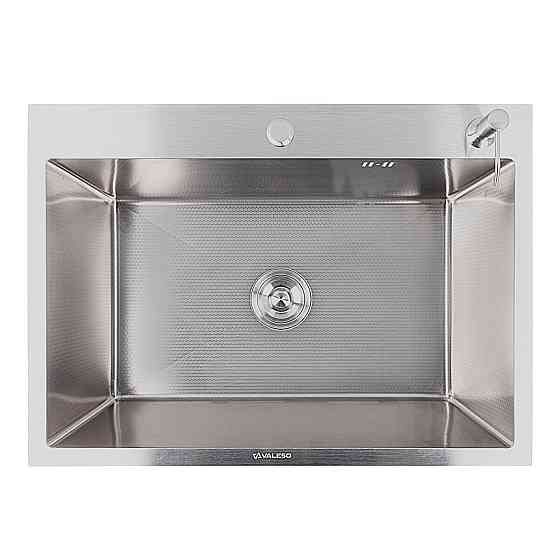 Мийка кухонна нержавіюча сталь для кухні VALESO 70*50 DECOR Handmade 3.0/0.8 Коломыя