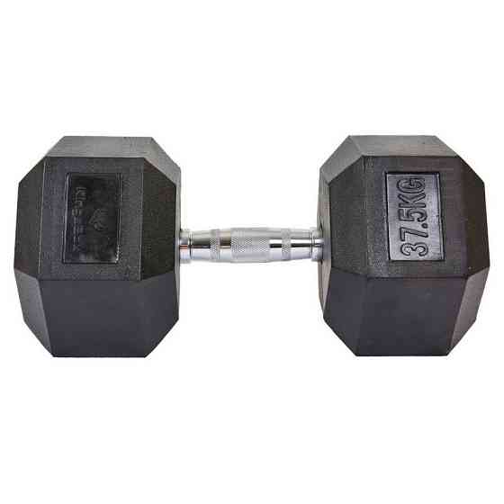 Гантель 37.5 кг суцільна шестигранна SP-Planeta-8013-37_5 Київ