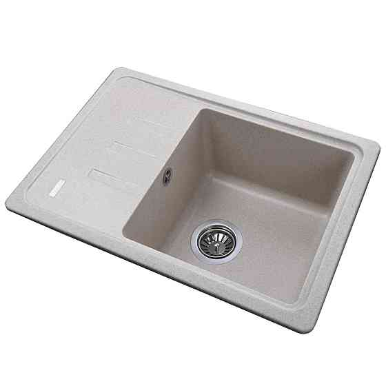 Гранітна мийка Globus Lux MONO піщаний 620х435мм-А0004 (000021059) Київ