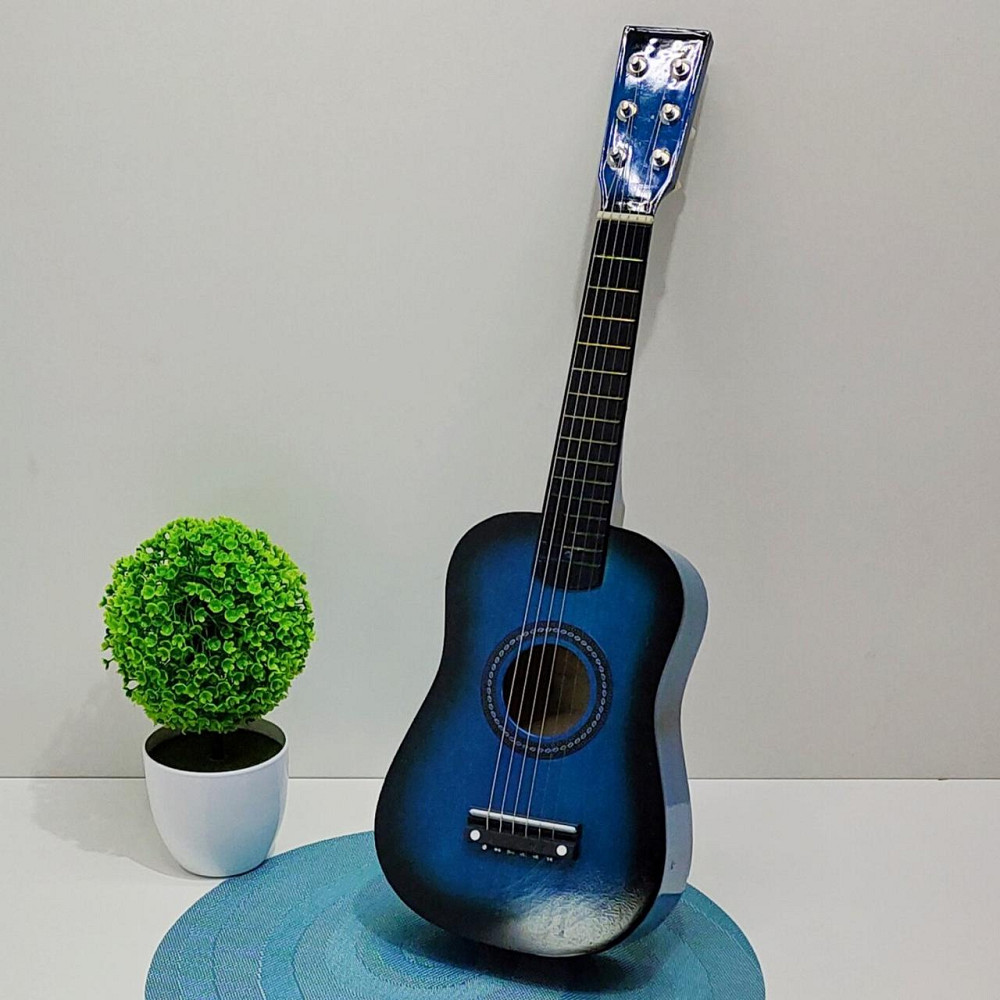 Гітара дерев'яна дитяча 6 струн 52см Синя (M 1370) Чернигов - изображение 1