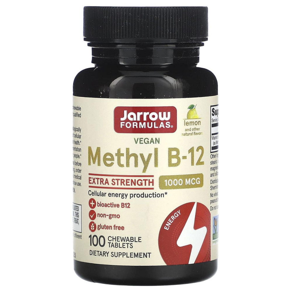 Витамин В12 Jarrow Formulas Methyl B-12 100 жев таб вкус лимона Киев - изображение 1