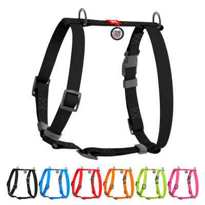 Шлей для собак WAUDOG Waterproof Н-образная анатомическая L черная (32631) Винница