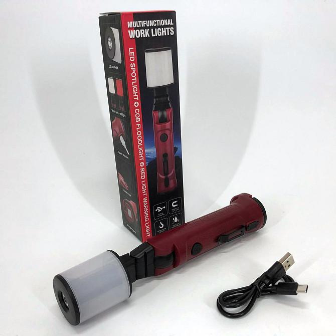 Акумуляторна лампа світильник для кемпінгу WORKLIGHT-072-XPE 10W, Лампа для AR-806 кемпінгу якісна Київ - фото 1