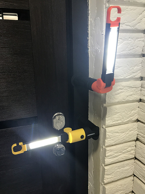 Фонарик кемпинговый на магните Tiross TS-1846 светодиодный мощный питание: 3хААА (3 батарейки) Каменское - изображение 2