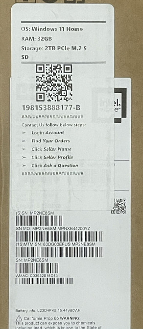 Ноутбук Lenovo Legion 5 16IRX9 ( 83DG00EFUS) 32Gb / 2TB. Киев - изображение 8