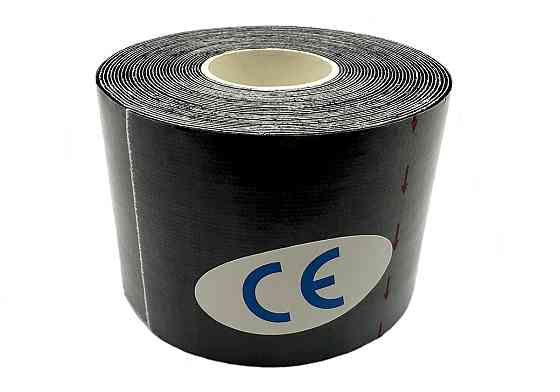 Кінезіологічний тейп EasyFit Kinesio чорний Коломия