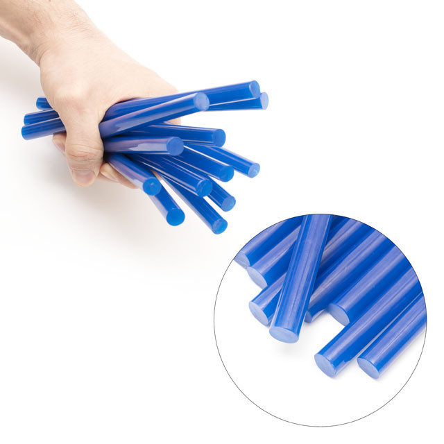 Комплект клейових стрижнів блакитних, 11,2×200 мм, 12 шт. INTERTOOL RT-1053 Київ - фото 4