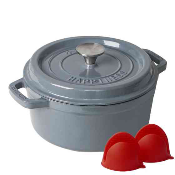 Чугунная жарка с фарфоровым покрытием 5 л GRILLI 777210 Код: 012730 Ровно