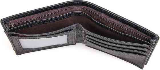 Гаманець чоловічий Vintage 14452 шкіряний Чорний Київ