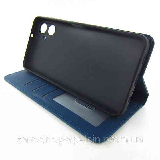 Чехол книжка Samsung A06 A065 Защита камеры (синий) Одесса