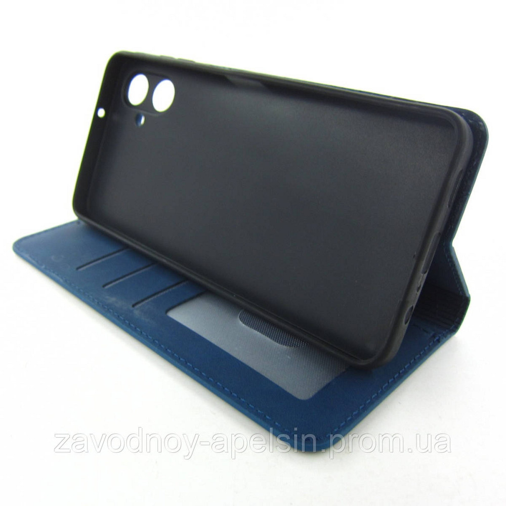 Чехол книжка Samsung A06 A065 Защита камеры (синий) Одесса - изображение 3