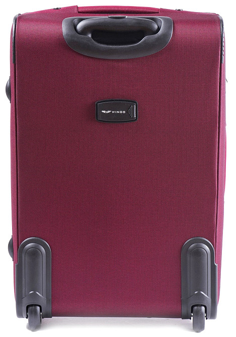 Валіза тканинна WINGS 1701 мала 55 см бордова 2 колеса Київ - фото 3