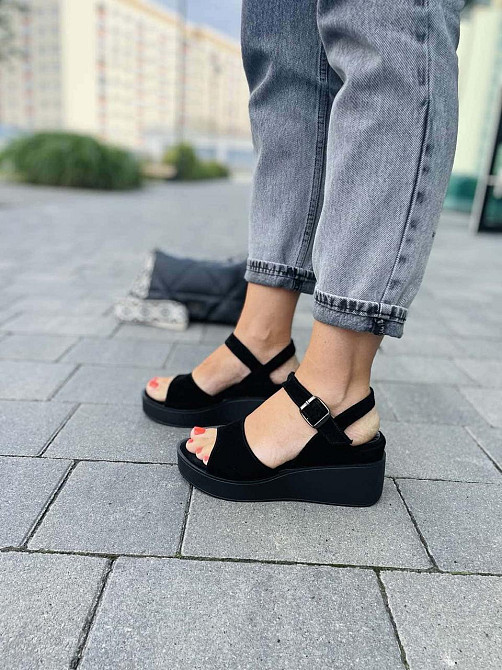 Nivelle Босоніжки жіночі NIVELLE 1873/21700 чорні (літо, замша натуральна) (3717) Коломия - фото 3