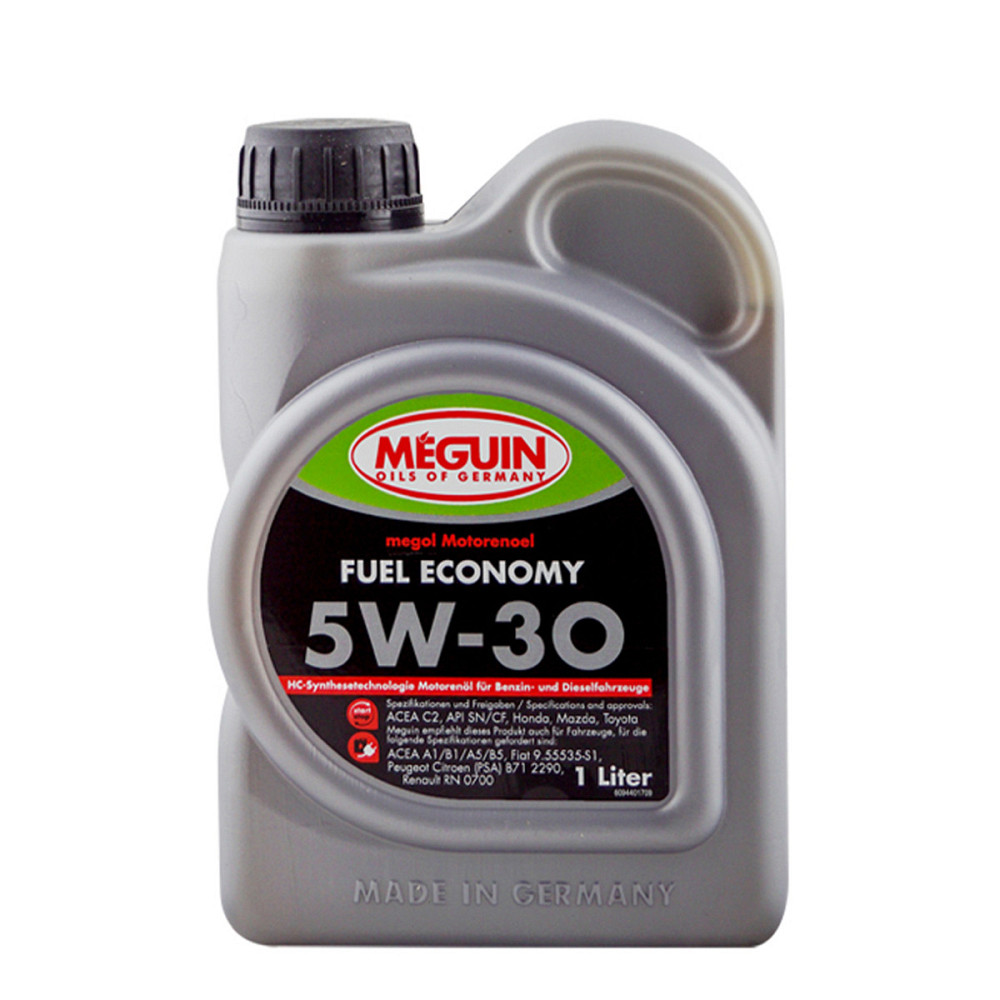 Моторное масло MEGUIN FUEL ECONOMY SAE 5W-30 1 л — Low SAPS, ACEA C2/C3, API SP, MB 229.52, PSA B71 2290, Renault RN17 | 9440 Ковель - изображение 1