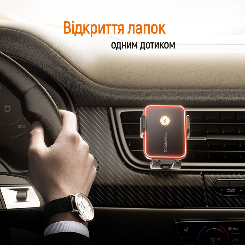 Бездротовий зарядний пристрій ColorWay Ultra-mini 15 W Black (CW-CHAW069Q-BK) ( 22169 ) Харків - фото 17