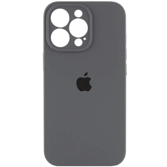 Чохол для смартфона Silicone Full Case AA Camera Protect for Apple iPhone 14 Pro Max 12,Dark Grey Киев
