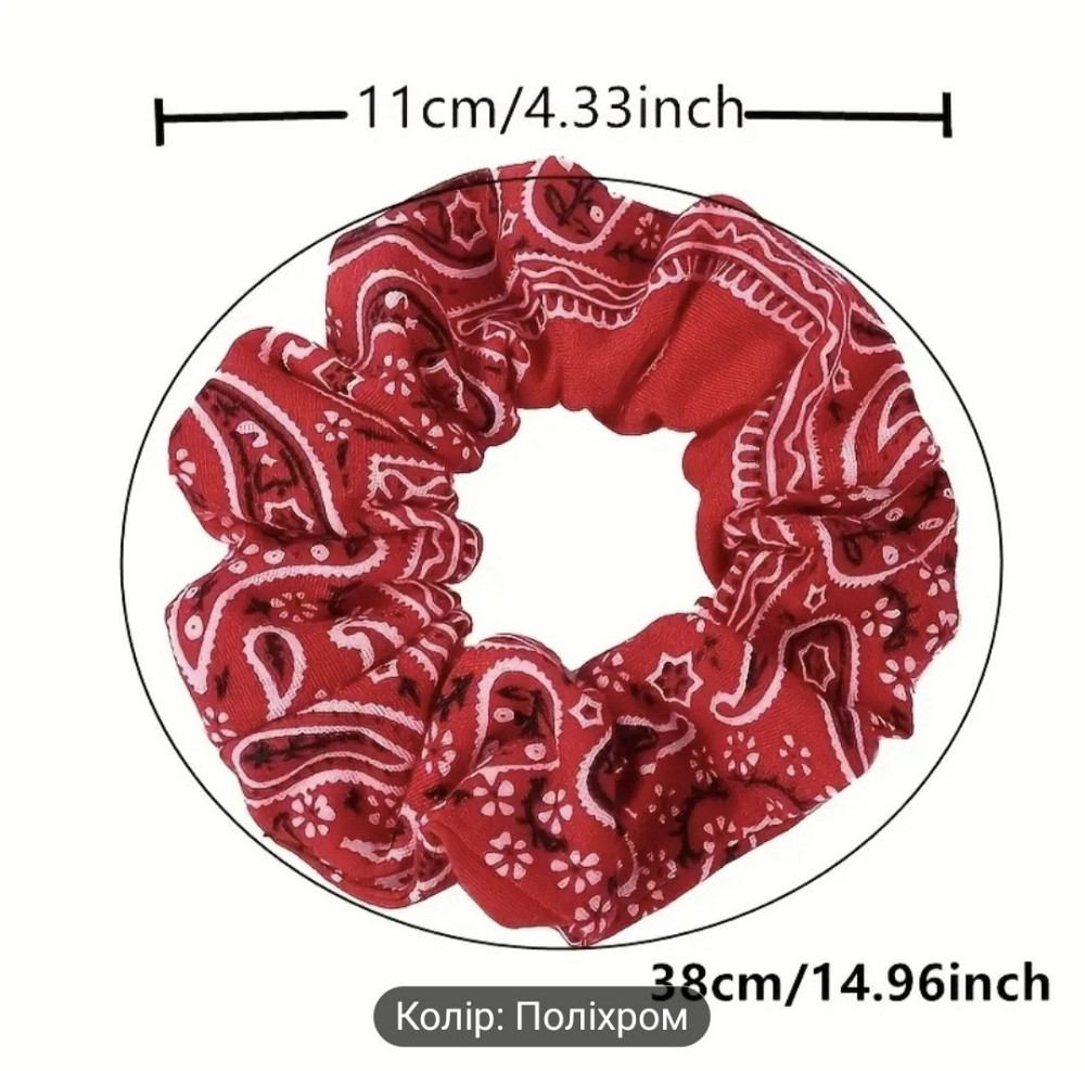 Гумка для волосся Білий Смела - изображение 3