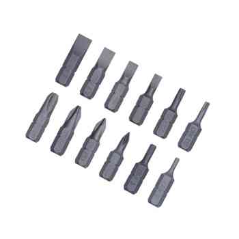 Отвертка с битами 12 шт CrV трещоточная (блистер) Мукачево